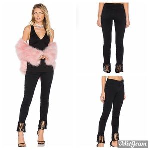 ✨BlankNYC Black Ankle Frayed Hem Jeans Size 27